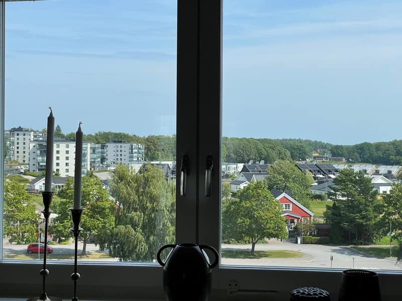 Utsikt från sovrummen
